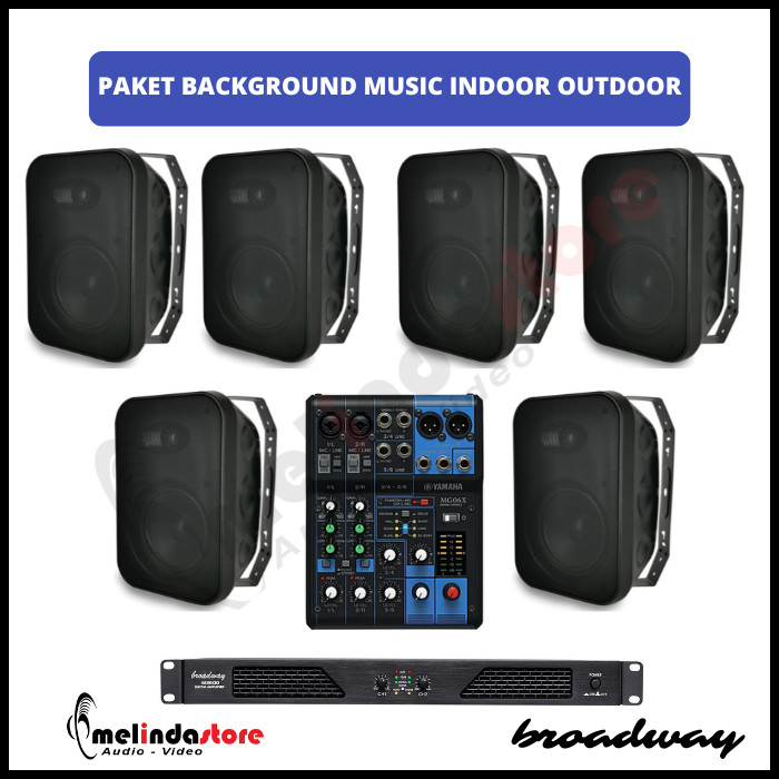 Paket Background Music Outdoor Tahan Air Broadway C